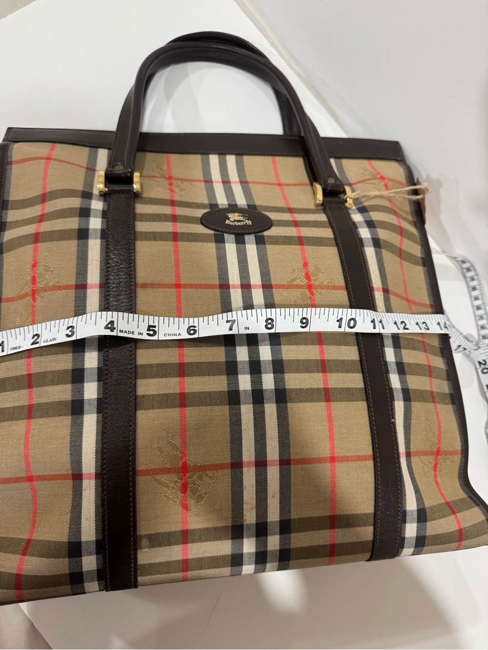 Burberrys Nova Check
England Sac Plat Large Tote! - Picture 9 of 11
